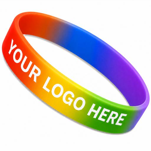 Custom 1/2 Inch Debossed Silicone Wristbands 3