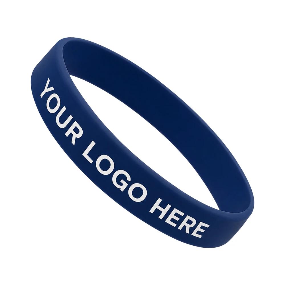 Custom Solid Silicone Wristbands